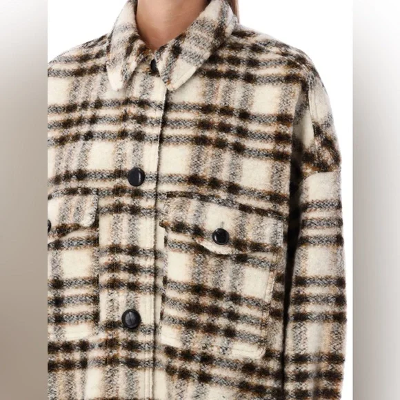 Isabel Marant ÉtoileIsabel Marant Étoile Check Pattern Shirt Coat
